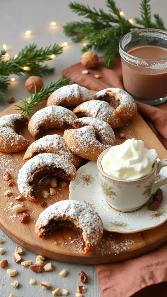 gluten free hazelnut chocolate cookies