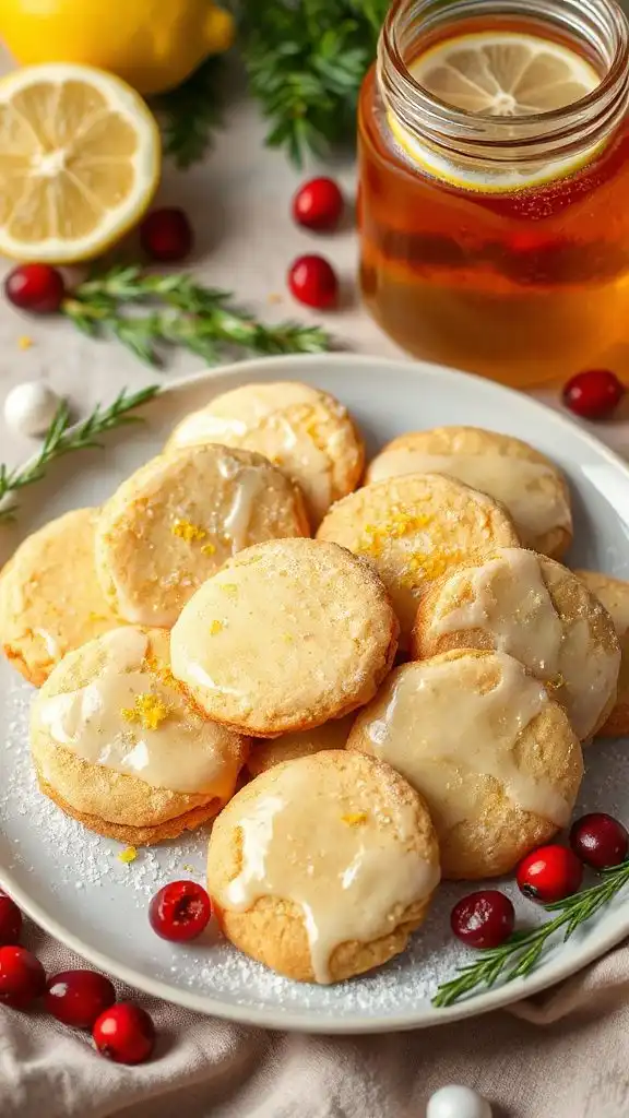 lemon flavored kombucha cookies recipe