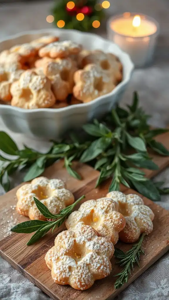 lemon infused genoese cookies