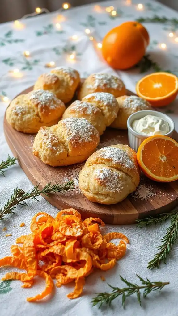 sicilian ricotta orange biscuits