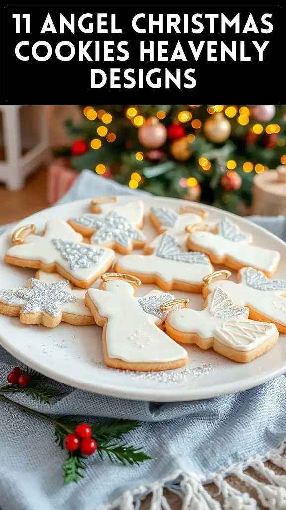 11 Angel Christmas Cookies Heavenly Designs