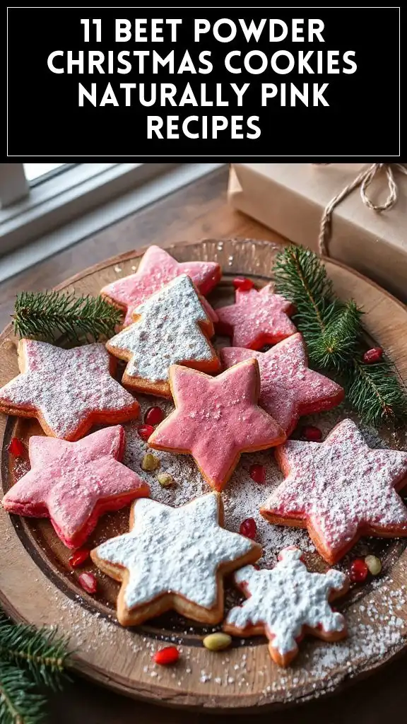 11 Beet Powder Christmas Cookies Naturally Pink Recipes