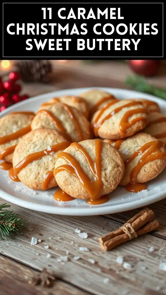 11 Caramel Christmas Cookies Sweet Buttery