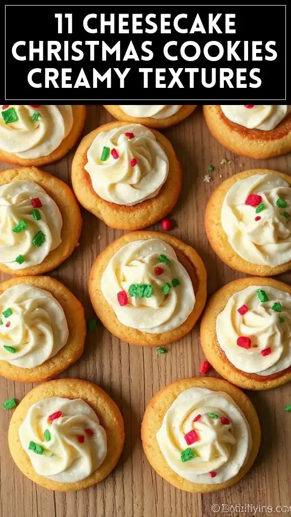 11 Cheesecake Christmas Cookies Creamy Textures