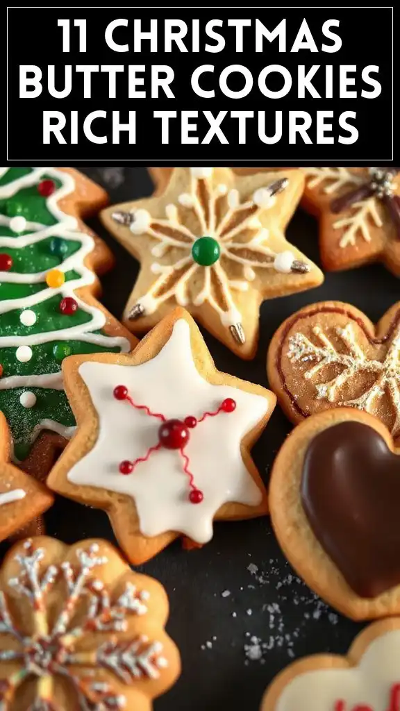 11 Christmas Butter Cookies Rich Textures