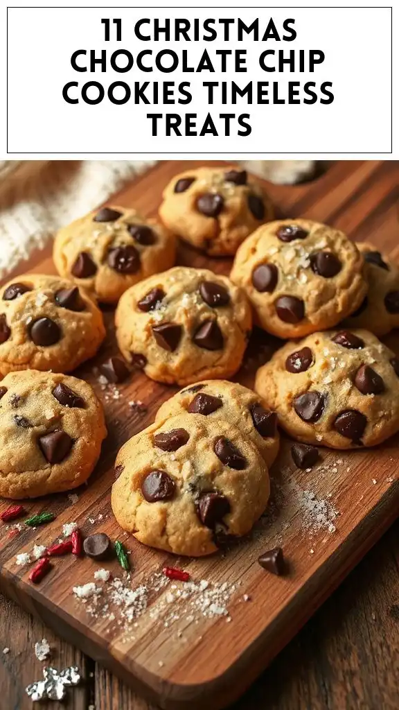 11 Christmas Chocolate Chip Cookies Timeless Treats