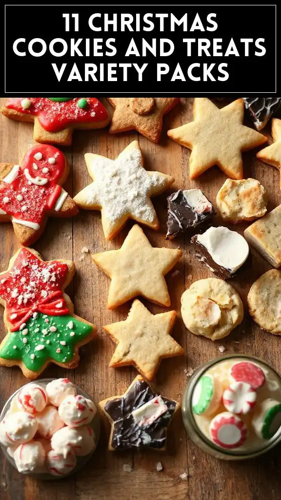 11 Christmas Cookies And Treats Variety Packs