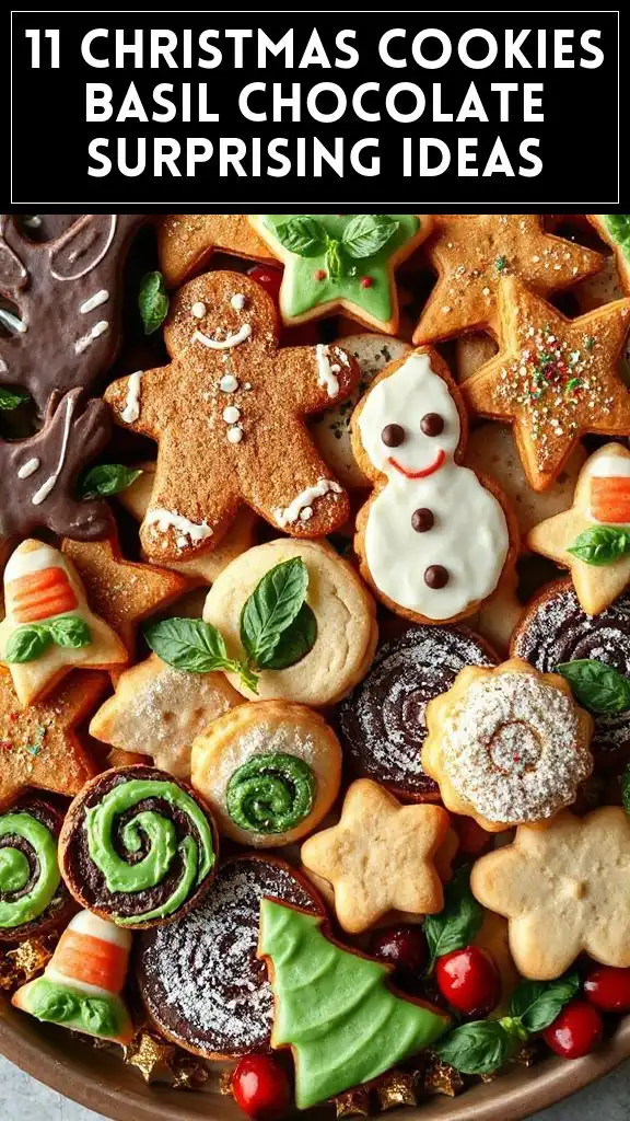 11 Christmas Cookies Basil Chocolate Surprising Ideas