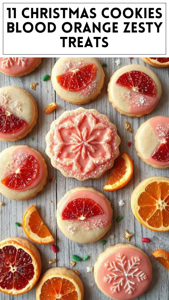 11 Christmas Cookies Blood Orange Zesty Treats