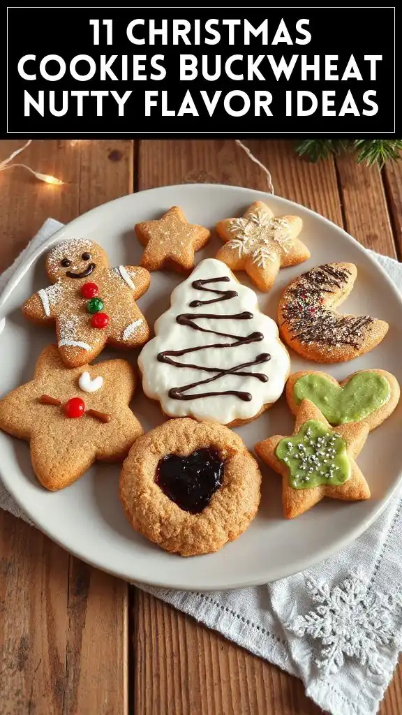 11 Christmas Cookies Buckwheat Nutty Flavor Ideas