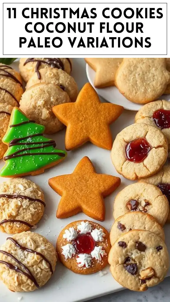 11 Christmas Cookies Coconut Flour Paleo Variations