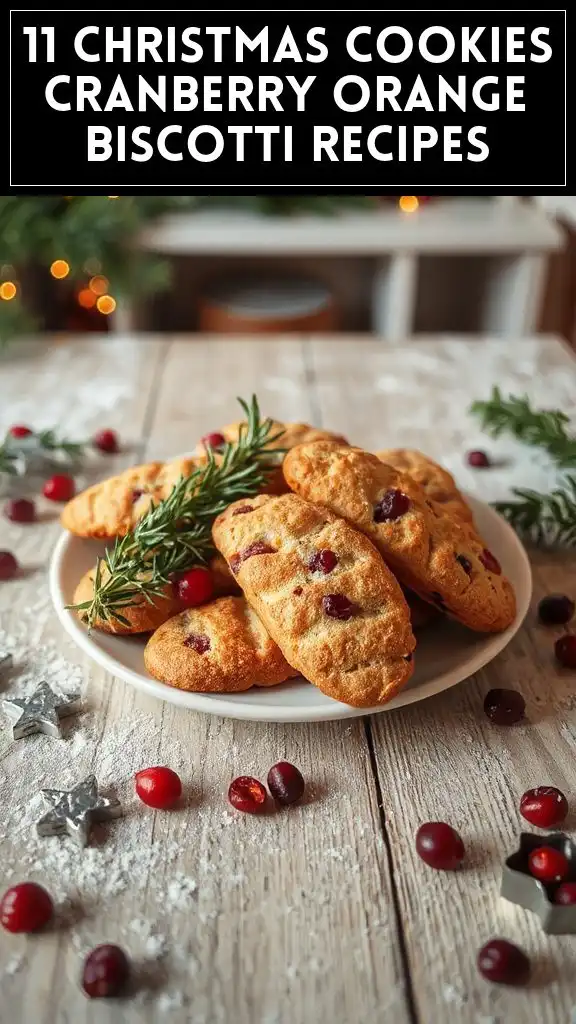 11 Christmas Cookies Cranberry Orange Biscotti Recipes