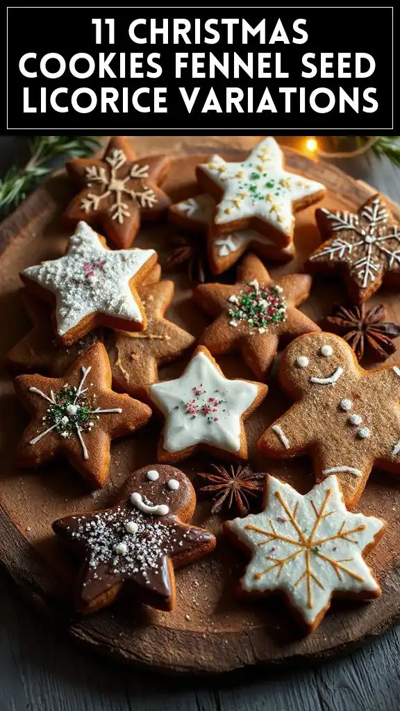 11 Christmas Cookies Fennel Seed Licorice Variations