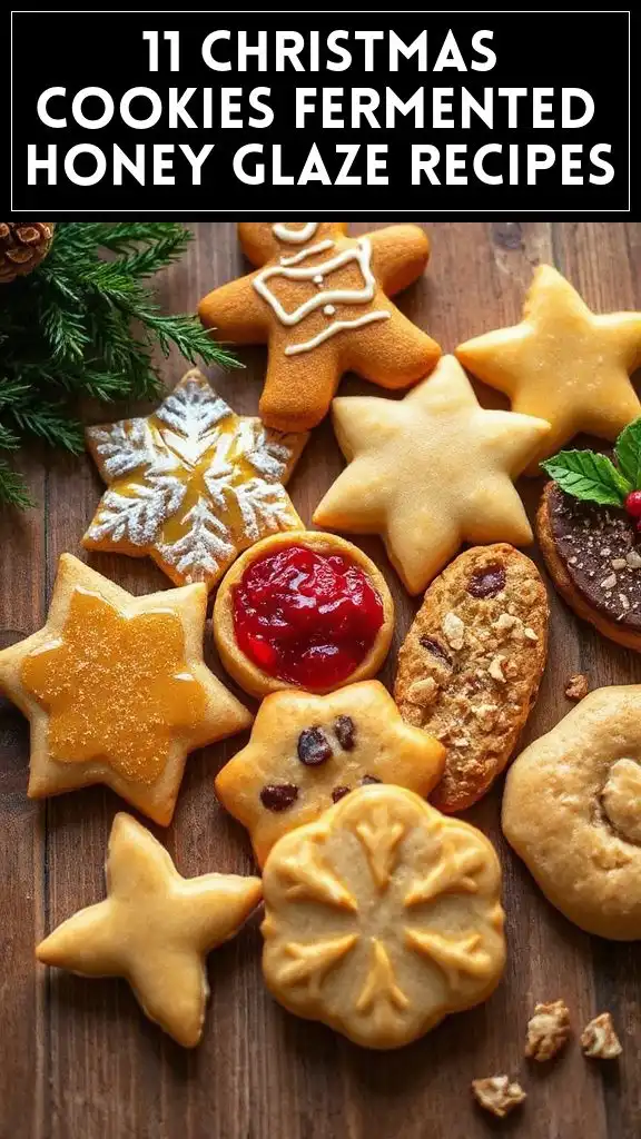 11 Christmas Cookies Fermented Honey Glaze Recipes