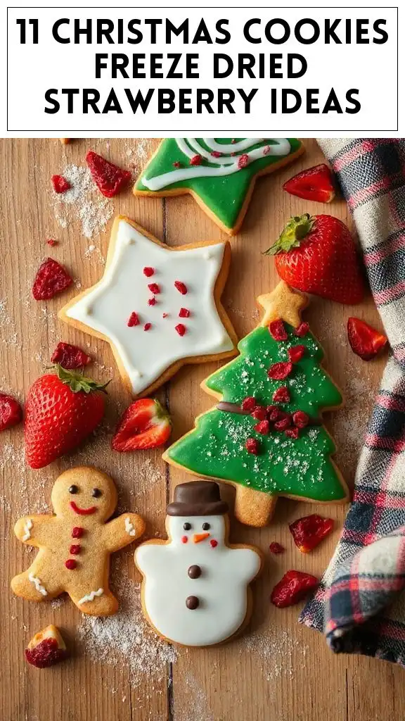 11 Christmas Cookies Freeze Dried Strawberry Ideas