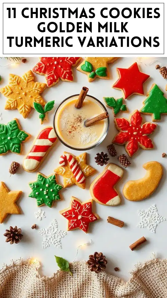 11 Christmas Cookies Golden Milk Turmeric Variations