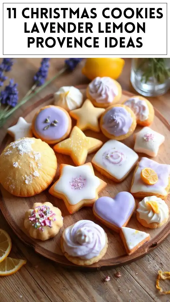 11 Christmas Cookies Lavender Lemon Provence Ideas