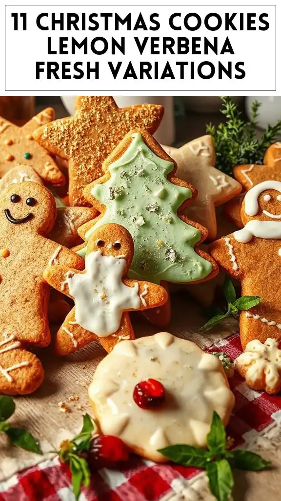 11 Christmas Cookies Lemon Verbena Fresh Variations