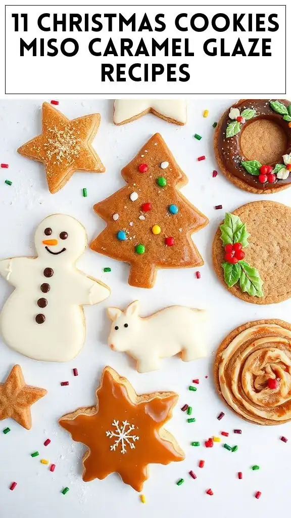 11 Christmas Cookies Miso Caramel Glaze Recipes