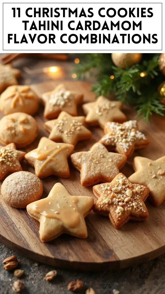 11 Christmas Cookies Tahini Cardamom Flavor Combinations