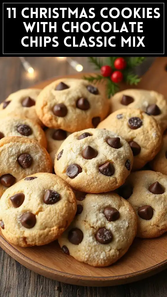 11 Christmas Cookies With Chocolate Chips Classic Mix