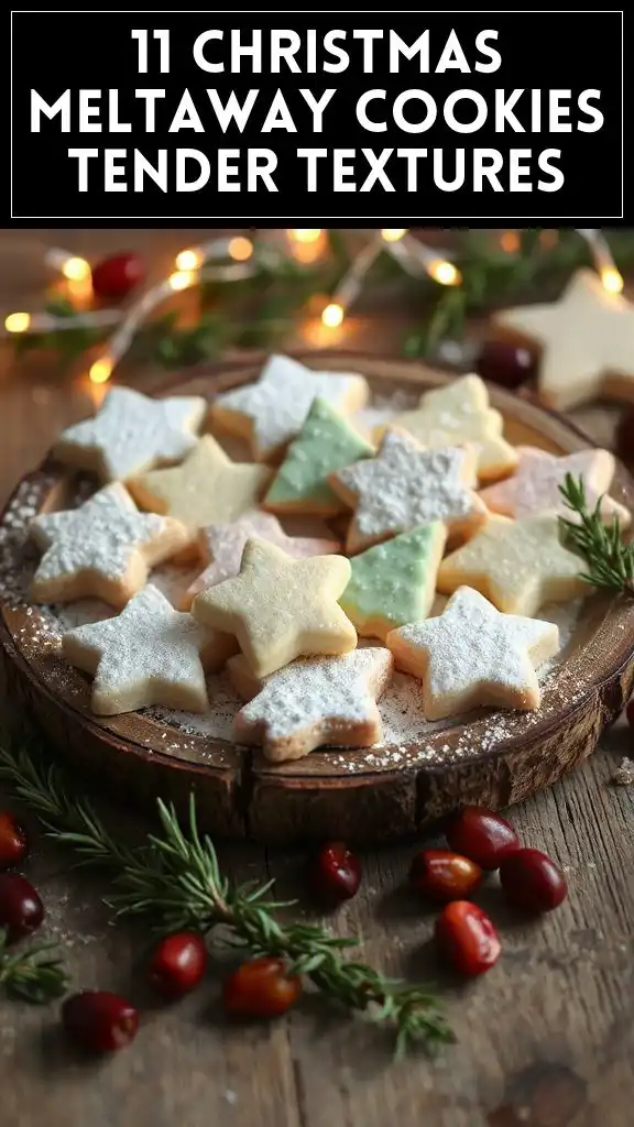 11 Christmas Meltaway Cookies Tender Textures