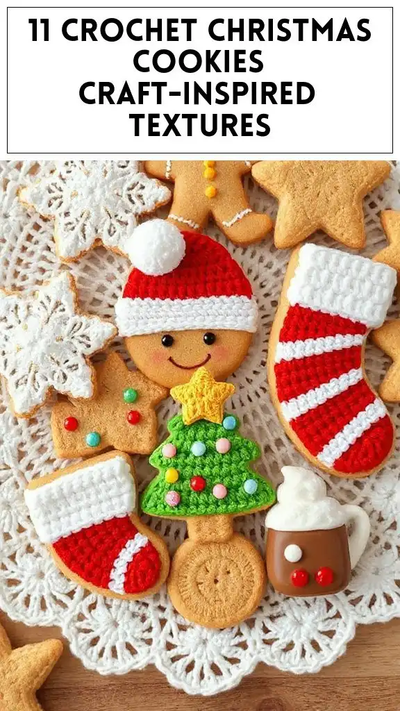 11 Crochet Christmas Cookies Craft-Inspired Textures