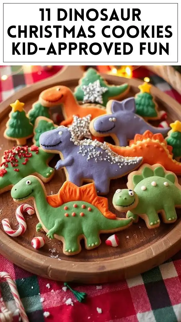 11 Dinosaur Christmas Cookies Kid-Approved Fun