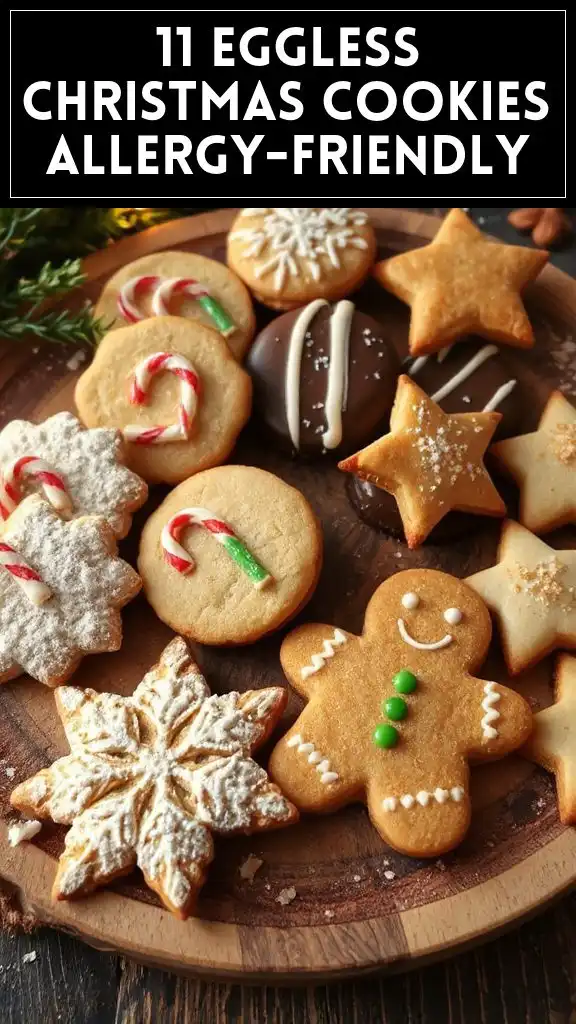 11 Eggless Christmas Cookies Allergy-Friendly