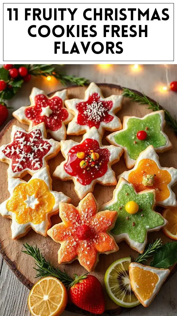 11 Fruity Christmas Cookies Fresh Flavors