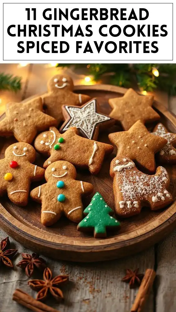 11 Gingerbread Christmas Cookies Spiced Favorites