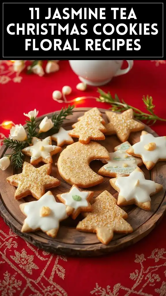 11 Jasmine Tea Christmas Cookies Floral Recipes