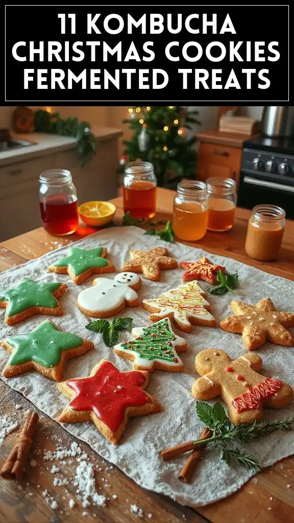11 Kombucha Christmas Cookies Fermented Treats