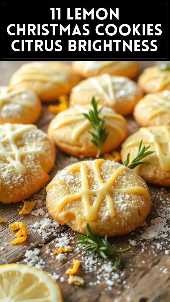 11 Lemon Christmas Cookies Citrus Brightness