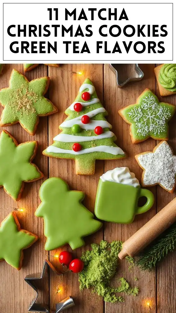 11 Matcha Christmas Cookies Green Tea Flavors