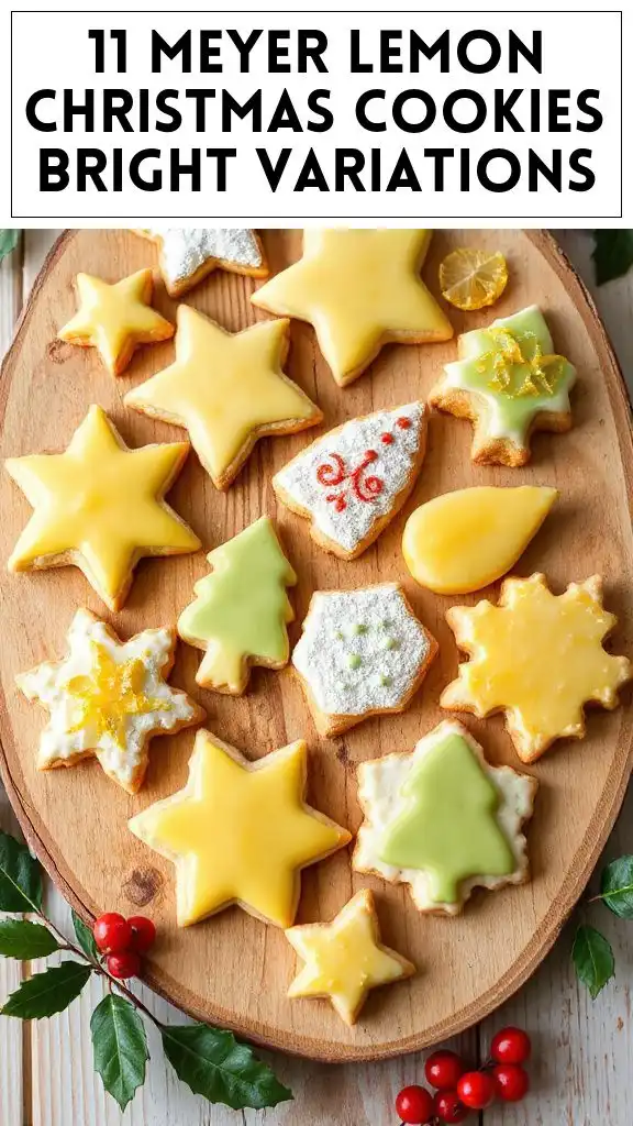 11 Meyer Lemon Christmas Cookies Bright Variations