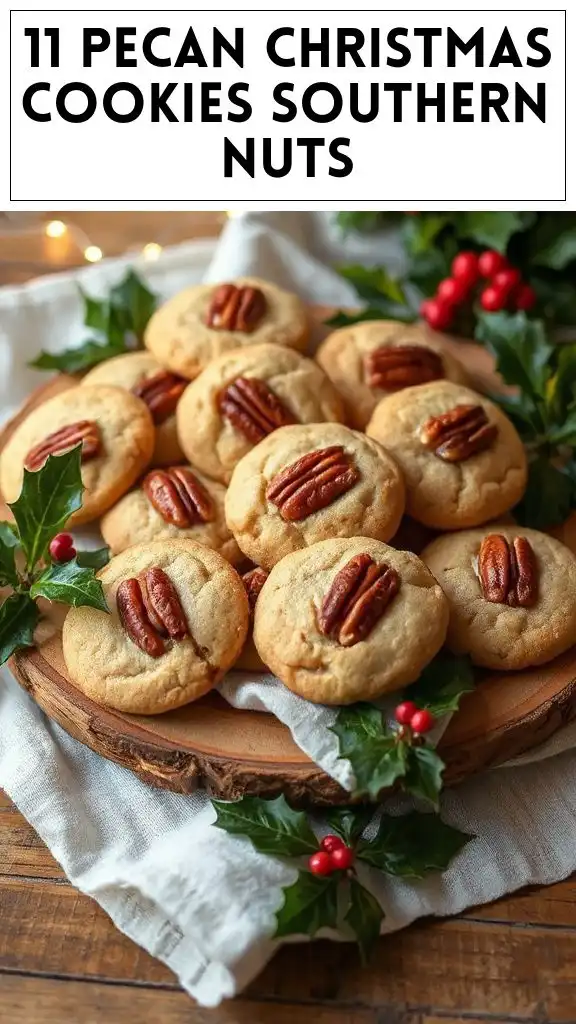 11 Pecan Christmas Cookies Southern Nuts