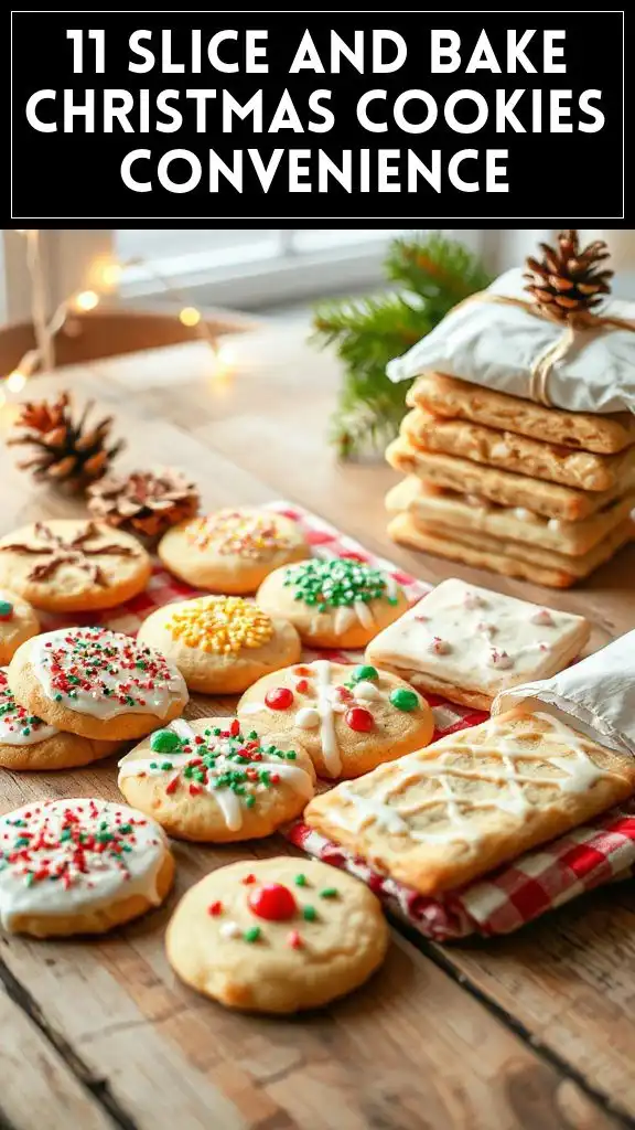 11 Slice And Bake Christmas Cookies Convenience