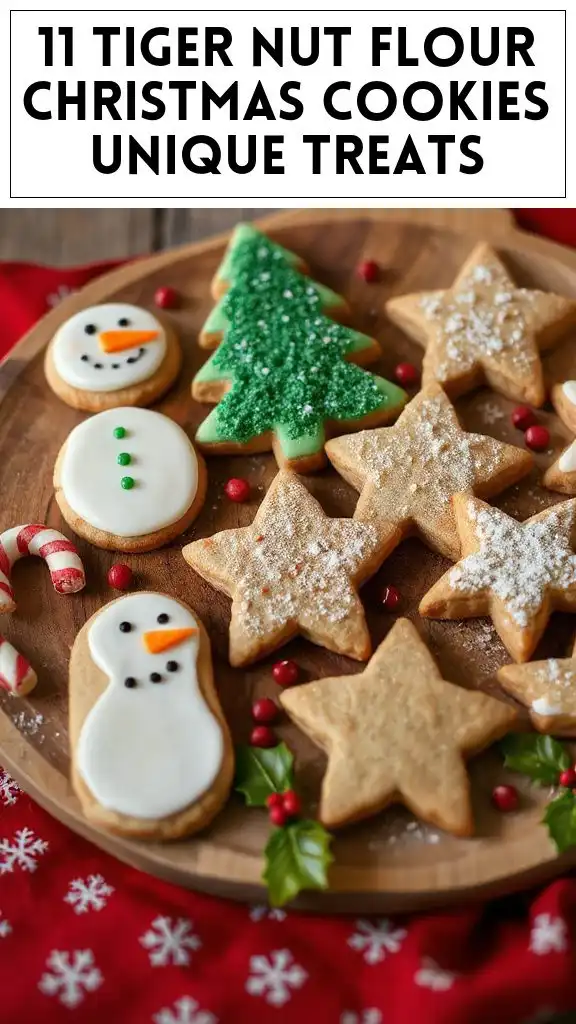 11 Tiger Nut Flour Christmas Cookies Unique Treats