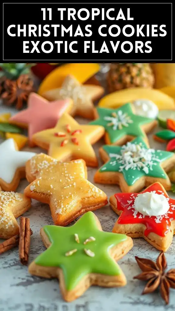 11 Tropical Christmas Cookies Exotic Flavors