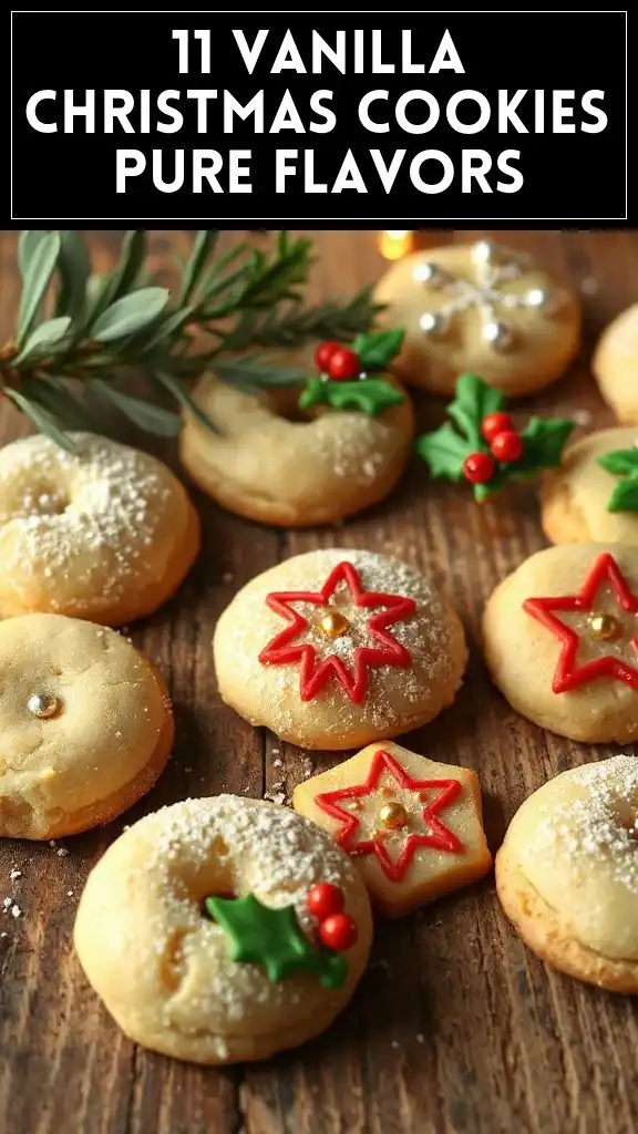 11 Vanilla Christmas Cookies Pure Flavors