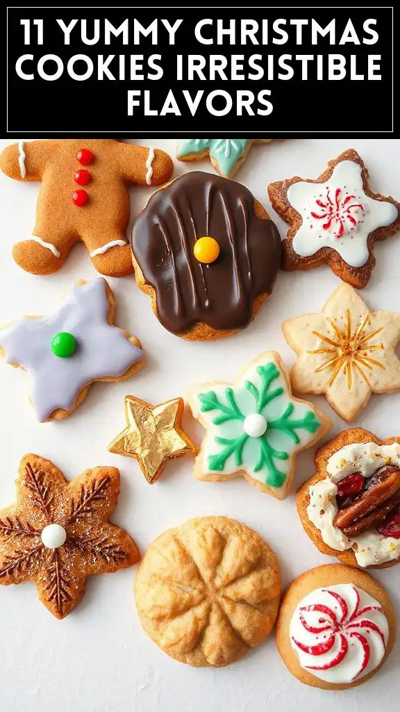 11 Yummy Christmas Cookies Irresistible Flavors