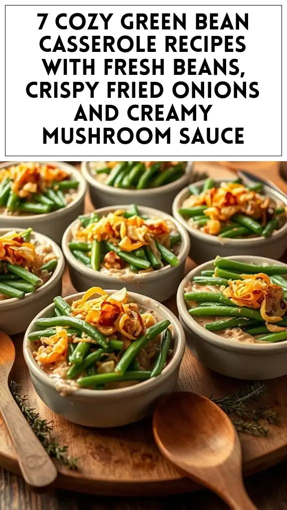 7 Cozy Green Bean Casserole Recipes With Fresh Beans, Crispy Fried Onions and Creamy Mushroom Sauce