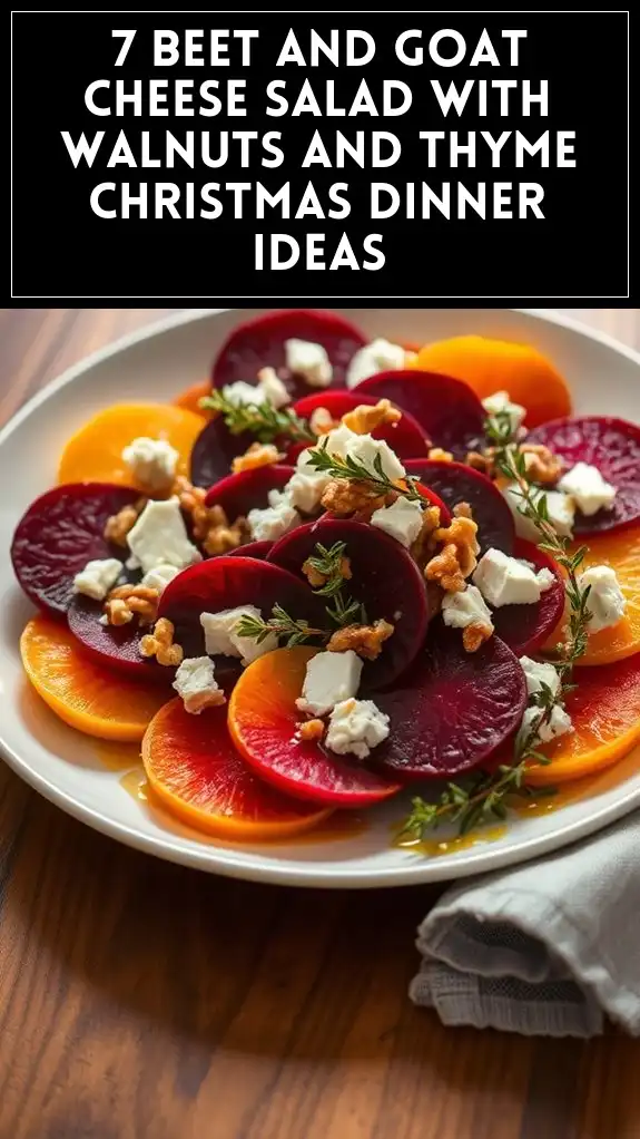 beet and goat cheese salad
