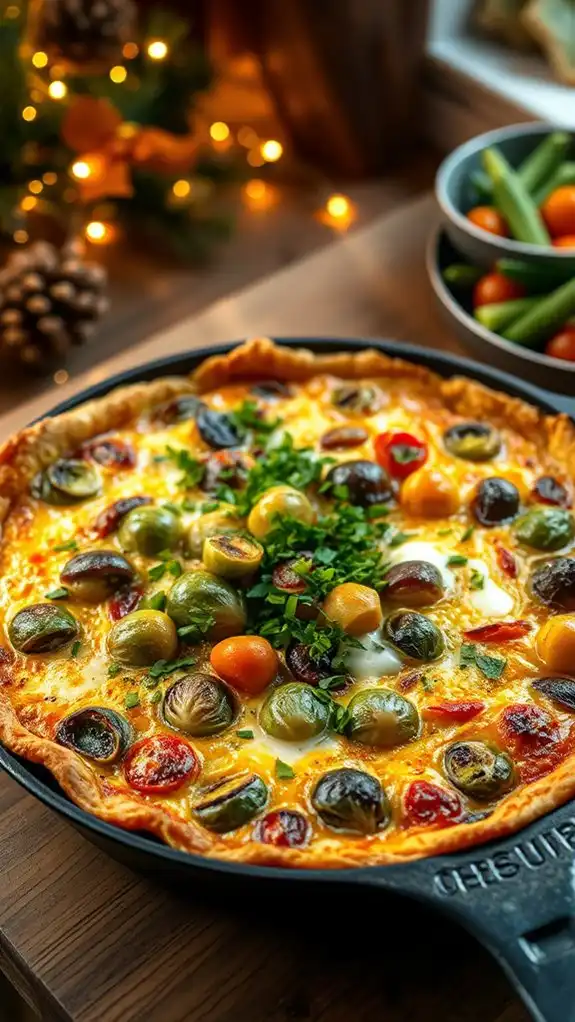 brussels sprouts gruy re cheese frittata