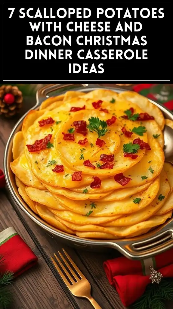 cheesy bacon scalloped potatoes