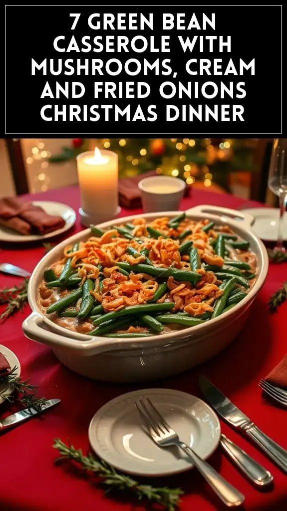 christmas green bean casserole