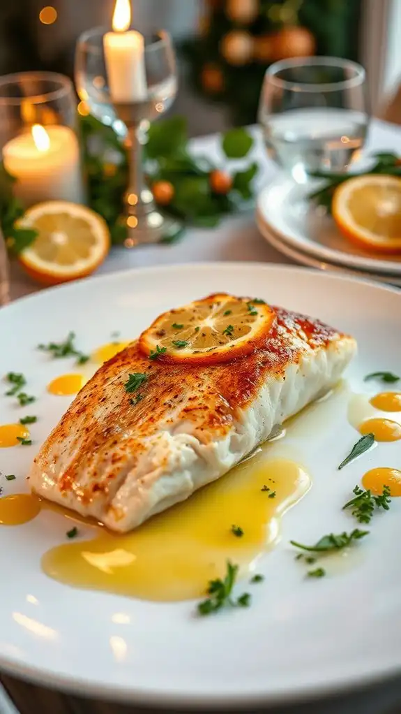 citrus herb butter grouper