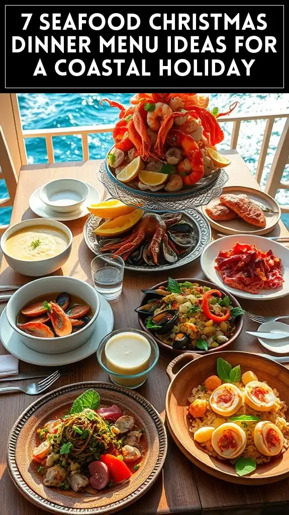 coastal seafood christmas dinner