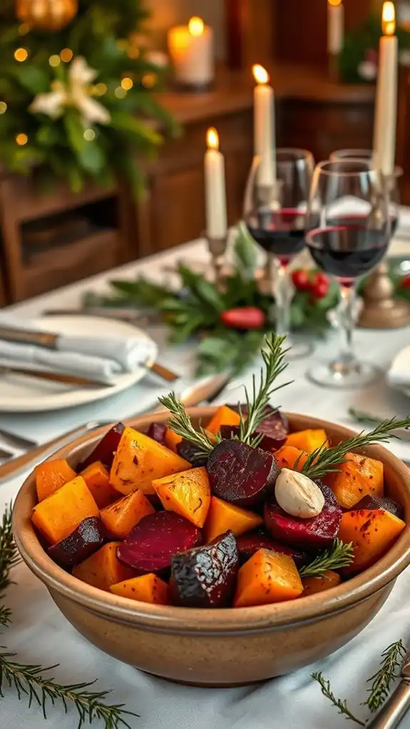 colorful garlic infused vegetable medley